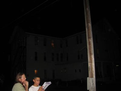 at the top you can make out a mans face ,however look at the other orbs..this is maplewood hotel